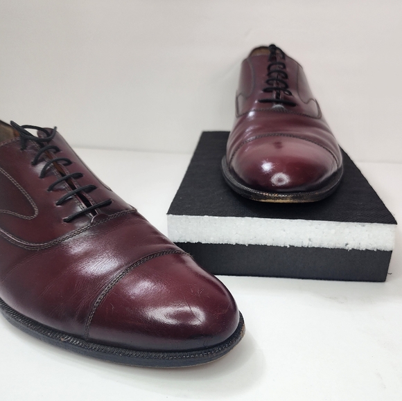 Salvatore Ferragamo Men’s Laced Tuxedo Shoes 10.5 - Picture 11 of 13